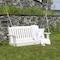 Highwood Usa Lehigh Porch Swing 4ft Outdoor Furniture for Patio, Backyard, Garden AD-PORL2-WHE - alternate 2
